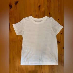 White Short Sleeve Lululemon Top